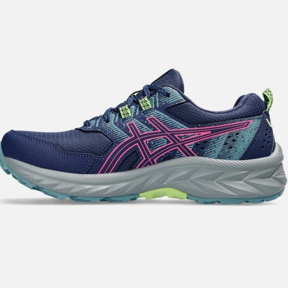 ASICS Women's Gel-Venture 9 Running Shoes, DEEP Ocean/HOT Pink - SIZE- US-10 - Picture 4 of 9